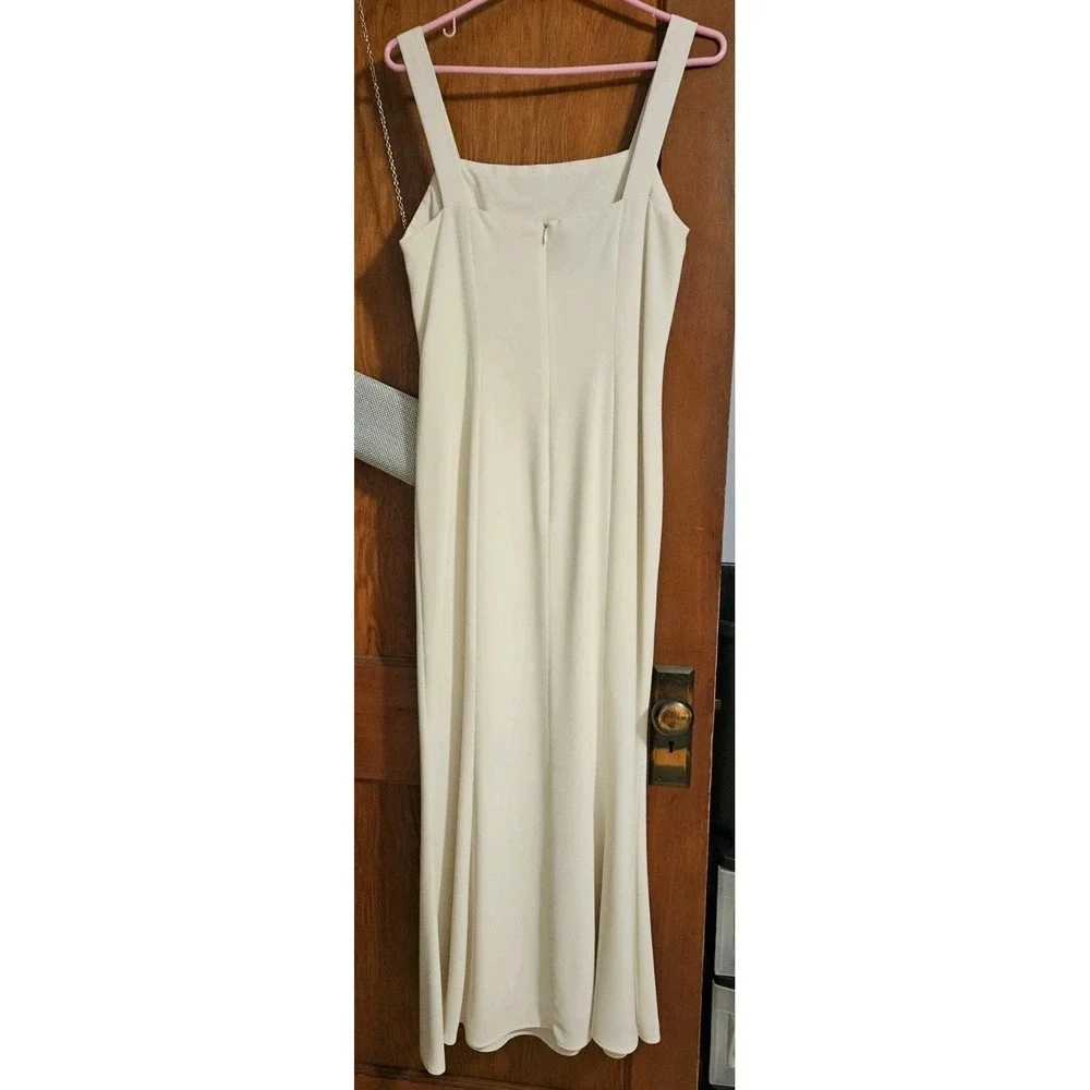 Ursula‎ of Switzerland Ivory Long Dress & Jacket Mother Of The Bride Size 4 USA